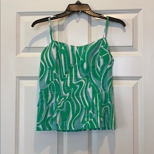 Lilly Pulitzer tank top with tie back
